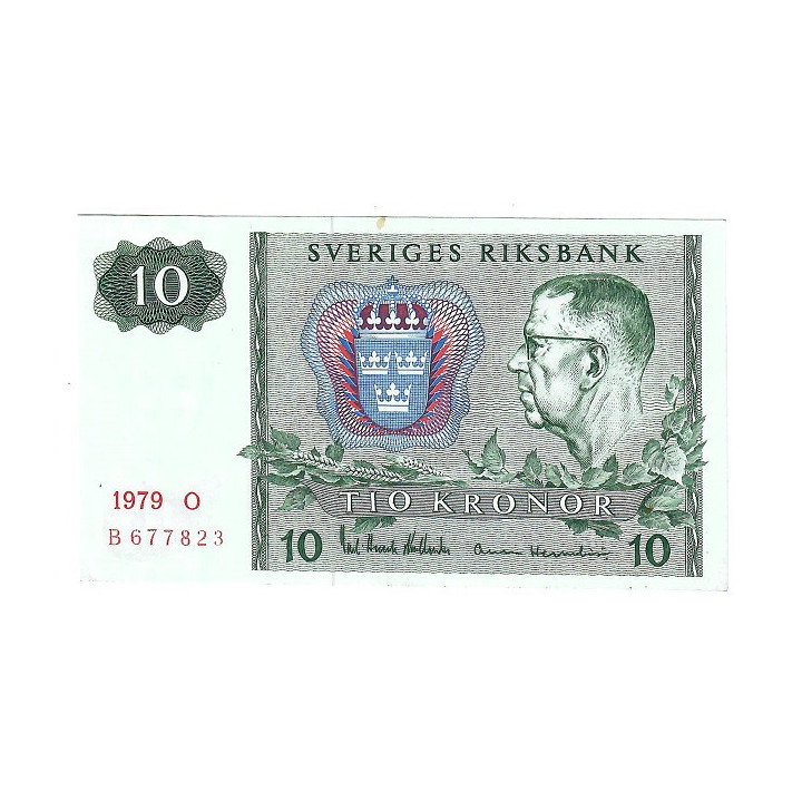 Sweden 10 Kronor 1979 P52d.3 UNC