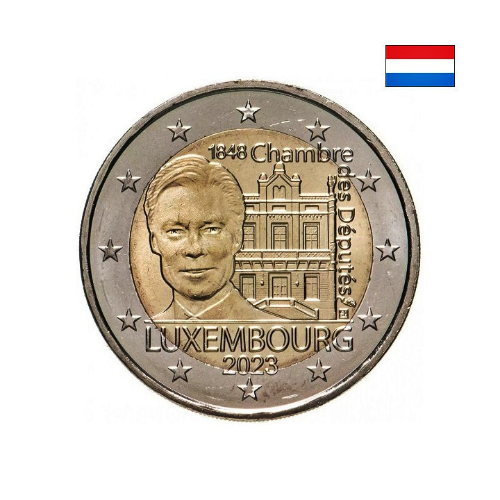 Luxembourg 2 Euro 2023 "Chamber of Deputies" UNC