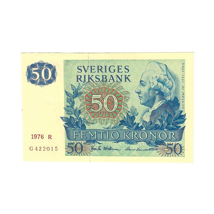 Sweden 50 Kronor 1976 P53b.2 UNC