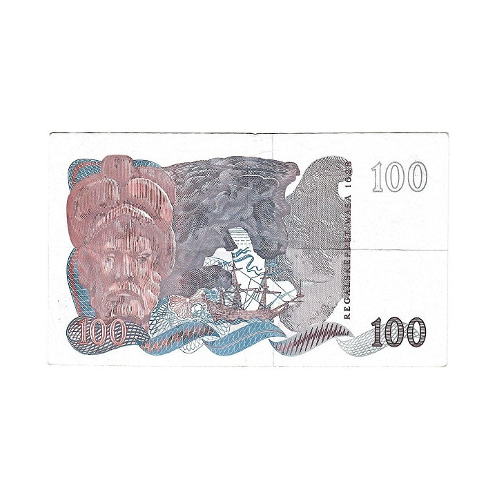 Sweden 100 Kronor 1974 P54b.3 VF