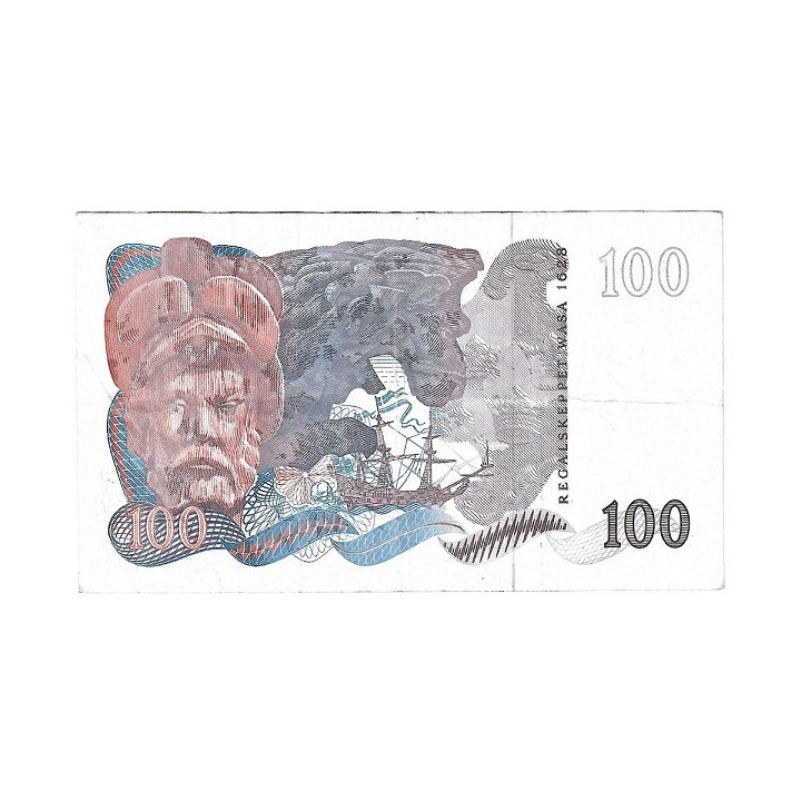 Sweden 100 Kronor 1976 P54b.4 VF