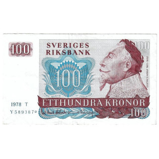Sweden 100 Kronor 1978 REPLACEMENT P54c.1r VF