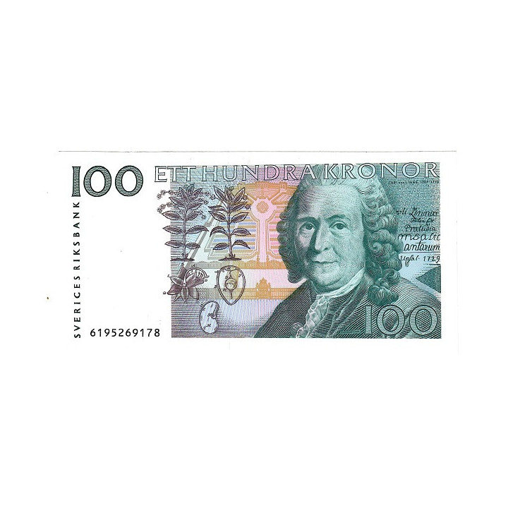 Sweden 100 Kronor 1986 P-57a.1 UNC