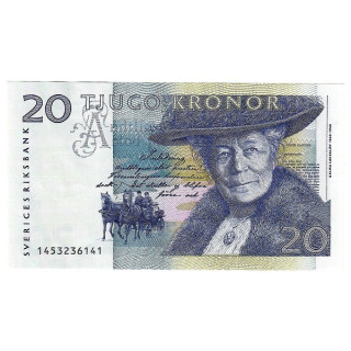 Sweden 20 Kronor 1991 P-61a.1 UNC