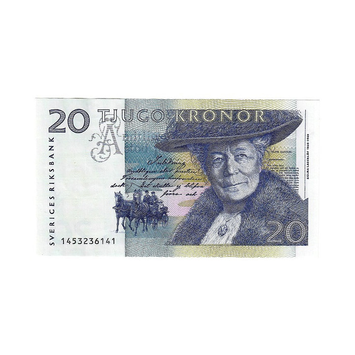 Sweden 20 Kronor 1991 P-61a.1 UNC