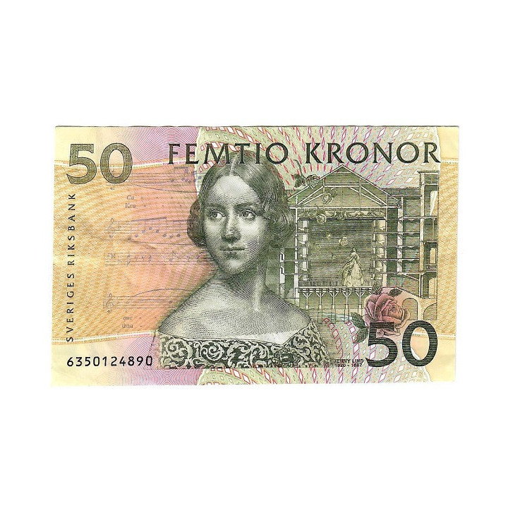 Sweden 50 Kronor 1996 P-62a.1 VF