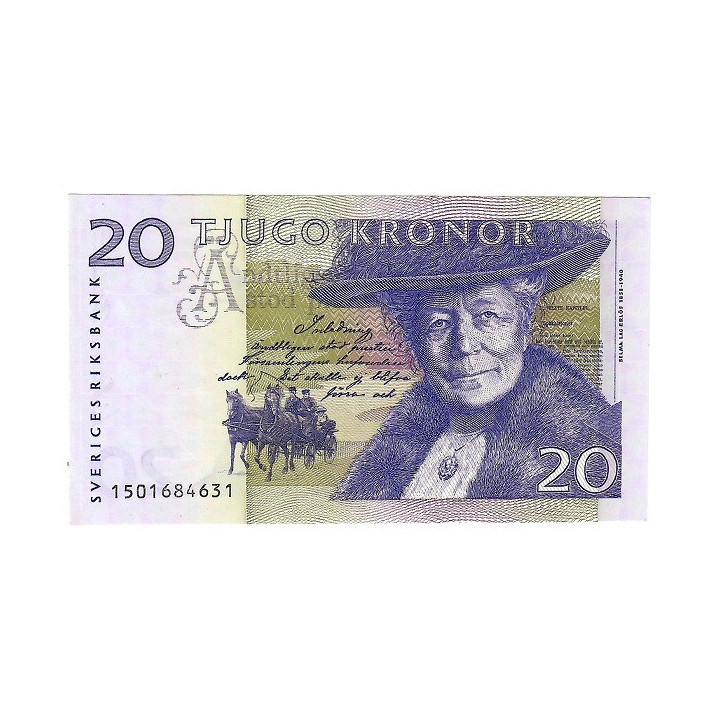Sweden 20 Kronor 2001 P-63a.4 UNC
