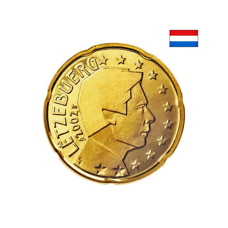 Luxembourg 20 Euro Cent 2002 KM-79 UNC