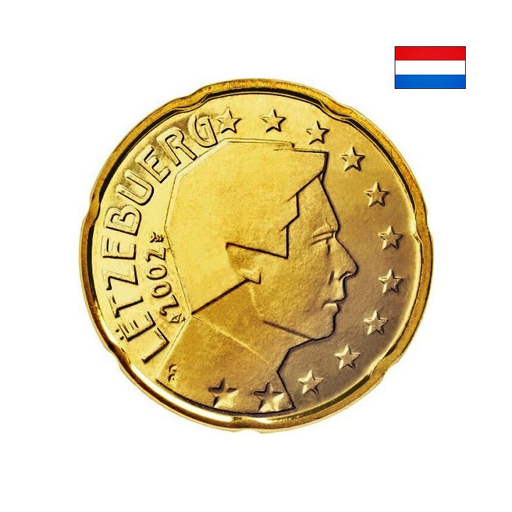 Luxembourg 20 Euro Cent 2002 KM-79 UNC