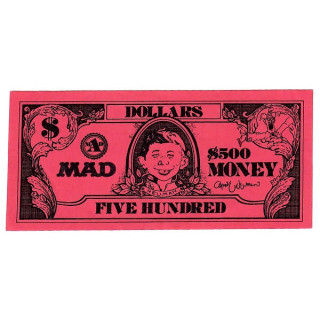 The Mad Money Game 500 Dollars 1979 UNC