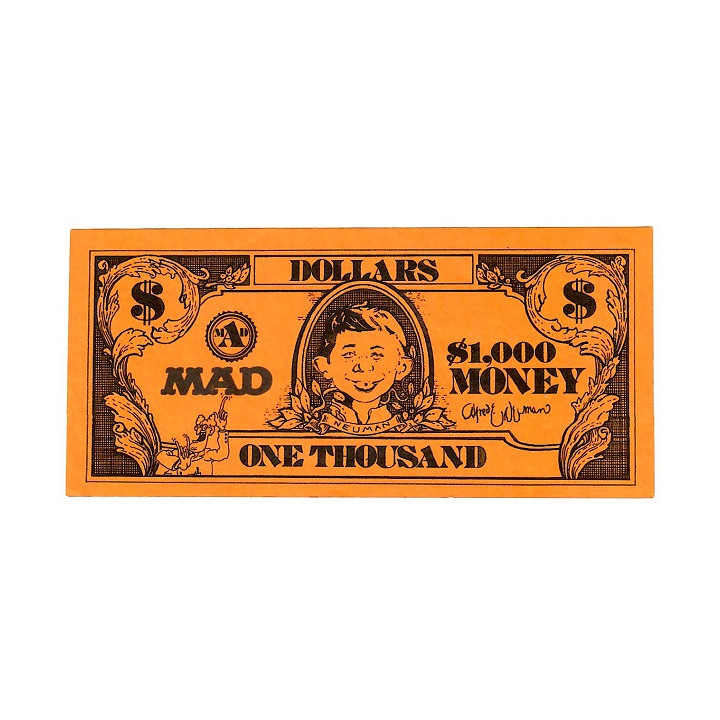 The Mad Money Game 1000 Dollars 1979 UNC