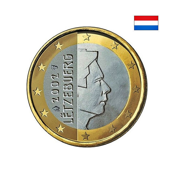 Luxembourg 1 Euro 2002 KM-81 UNC