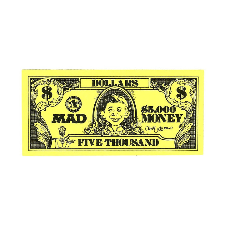The Mad Money Game 5000 Dollars 1979 UNC