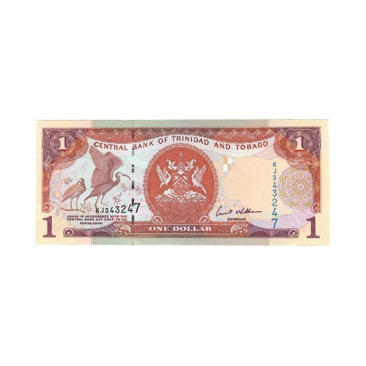 Trinidad and Tobago 1 Dollar 2006 P-46a UNC
