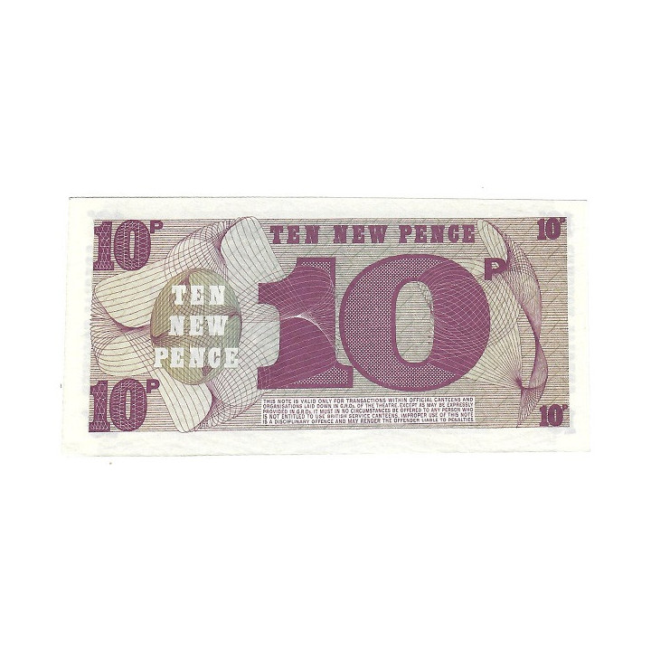 United Kingdom 10 New Pence 1972 P-M48 UNC