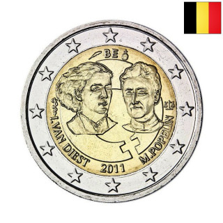 Belgium 2 Euro 2011 "Women's Day" UNC