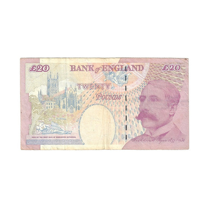 United Kingdom 20 Pounds 1999 P-390a VF