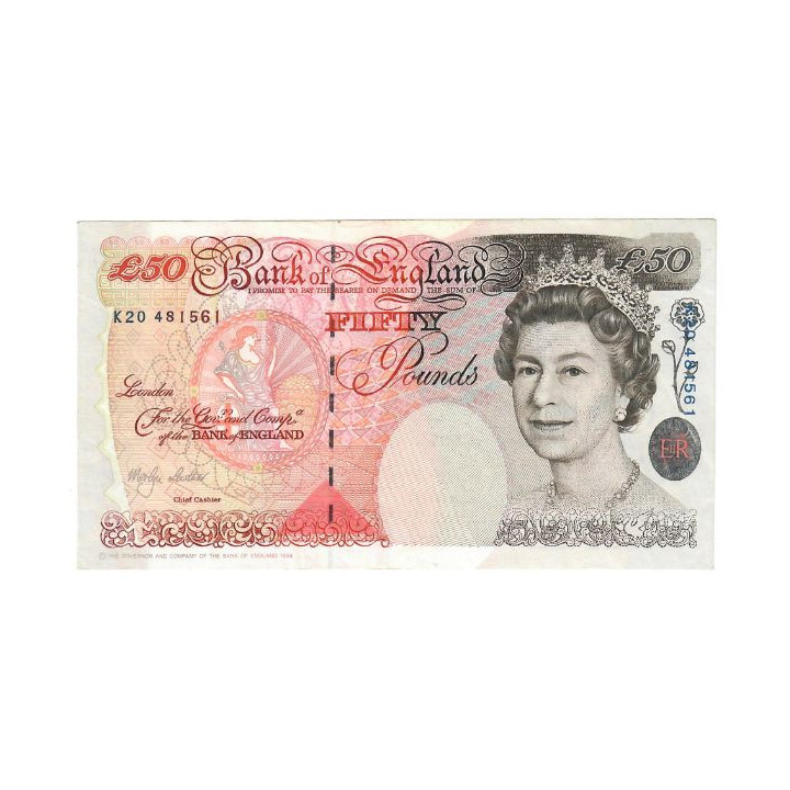 United Kingdom 50 Pounds 1999 P-388b XF