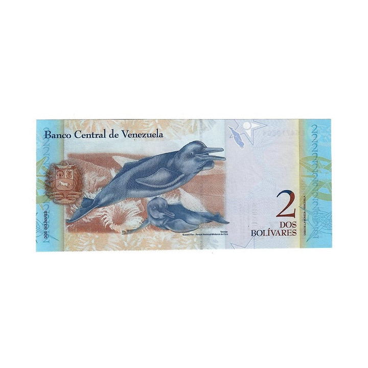 Venezuela 2 Bolívares 2012 P-88e UNC