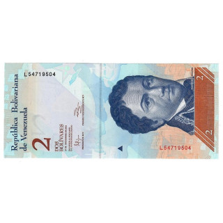 Venezuela 2 Bolívares 2012 P-88e UNC