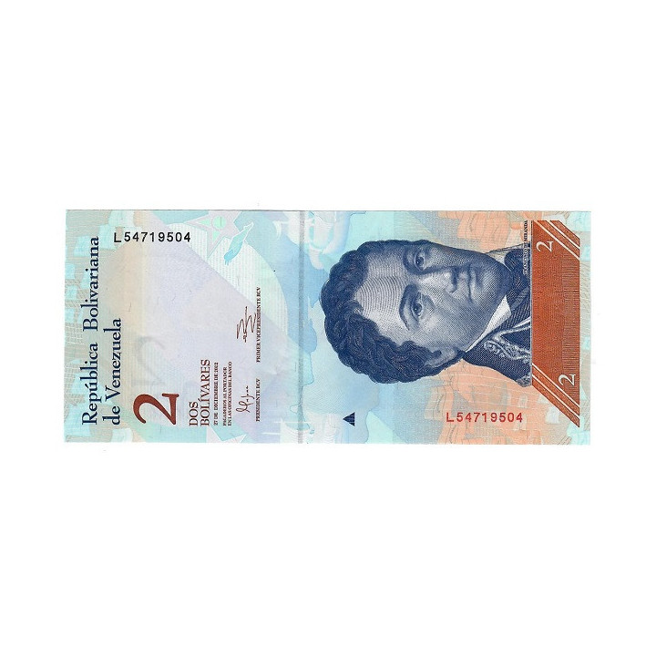 Venezuela 2 Bolívares 2012 P-88e UNC