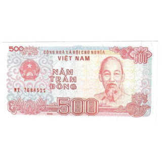 Vietnam 500 Đồng 1988 P-101a UNC