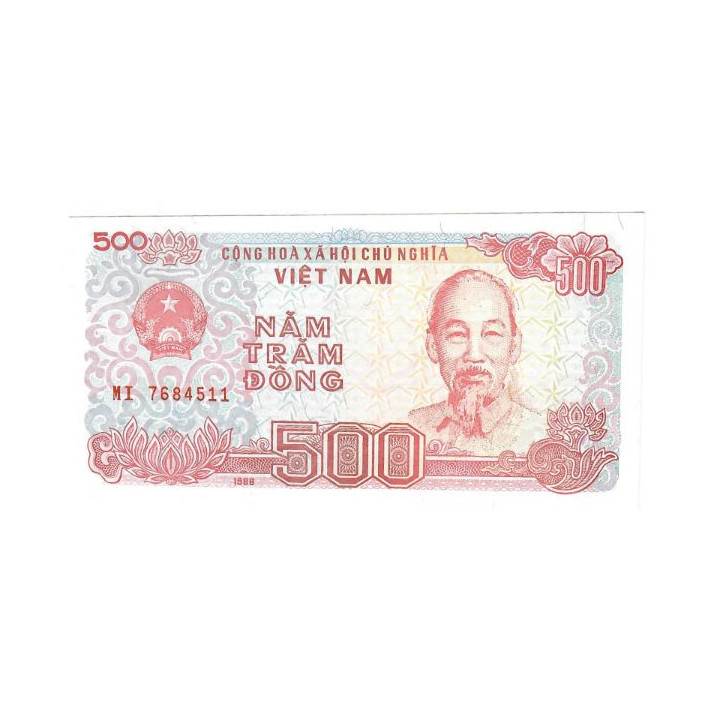 Vietnam 500 Đồng 1988 P-101a UNC