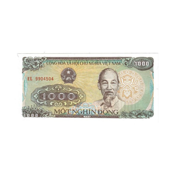 Vietnam 1000 Đồng 1988 P-106a.1 UNC