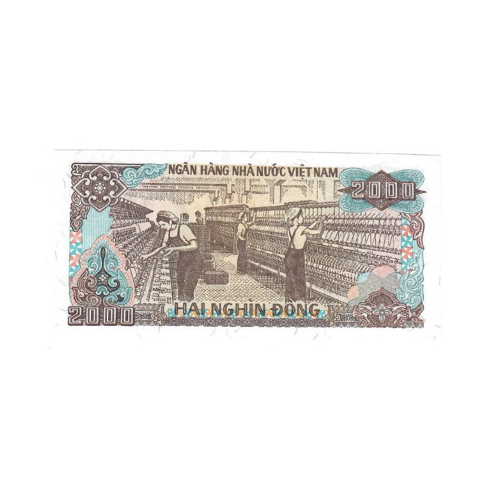Vietnam 2000 Đồng 1988 P-107a.1 UNC