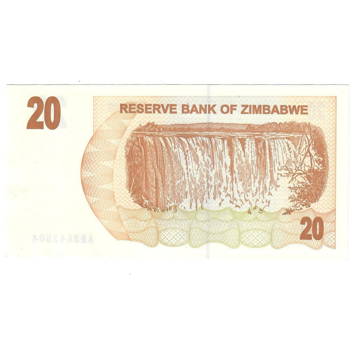 Zimbabwe 20 Dollars 2006 P-40 UNC