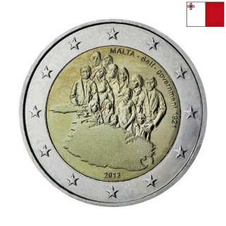 Malta 2 Euro 2013 "Self-government" UNC