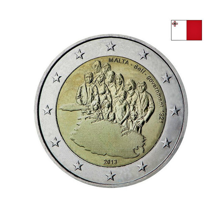 Malta 2 Euro 2013 "Self-government" UNC