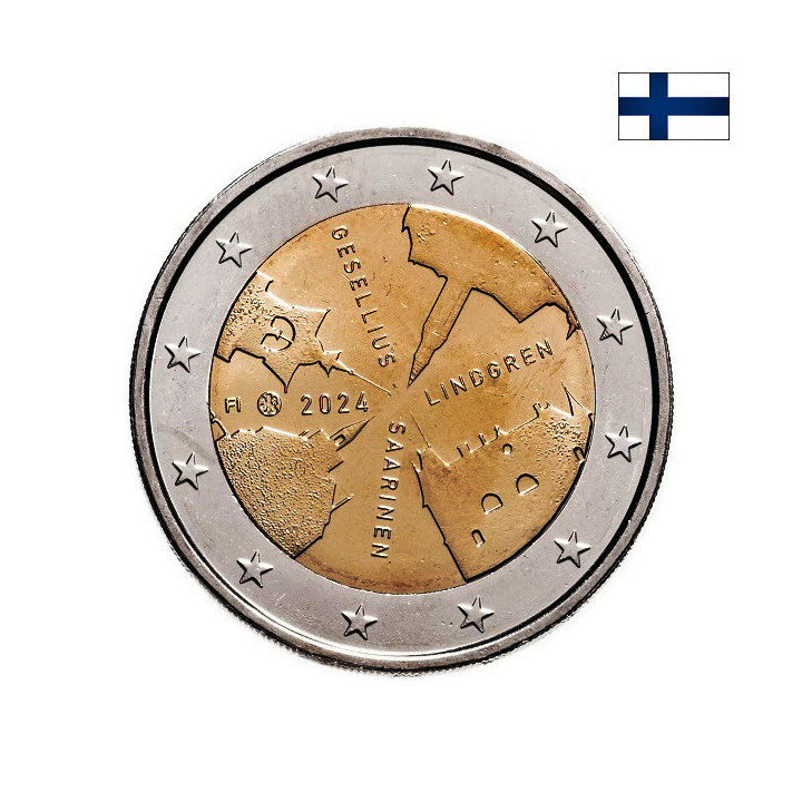 Finland 2 Euro 2024 "Architecture" UNC