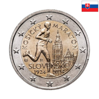Slovakia 2 Euro 2024 "Košice Marathon" UNC