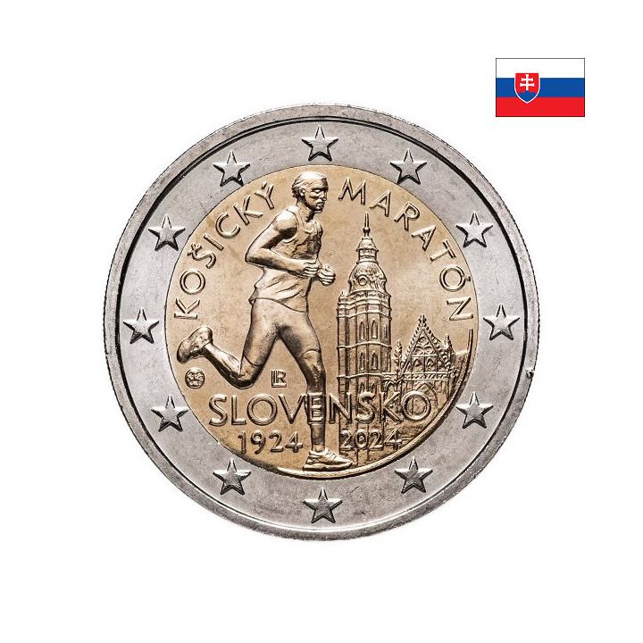 Slovakia 2 Euro 2024 "Košice Marathon" UNC