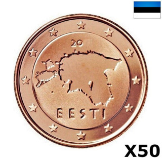 Estonia 2 Euro Cent 2022 Roll