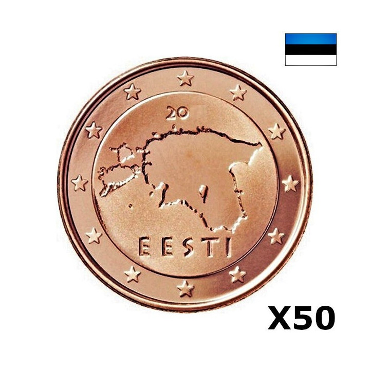Estonia 2 Euro Cent 2022 Roll