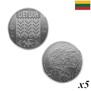 Lithuania 1,50 Euro 2024 "Twelve Brothers" KM-288 Bag