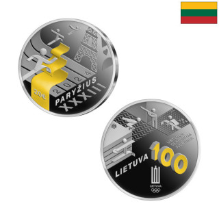 Lithuania 20 Euro 2024 "Olympic Games" KM-290 Proof