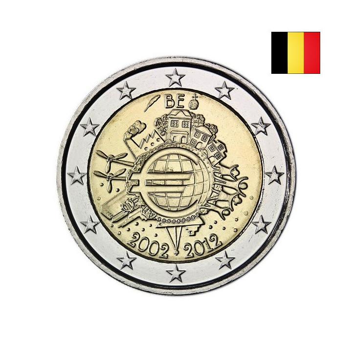 Belgium 2 Euro 2012 "TYE" UNC