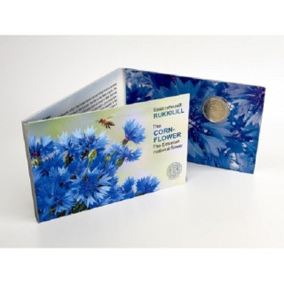 Estonia 2 Euro 2024 "The Cornflower" BU (Coin Card)