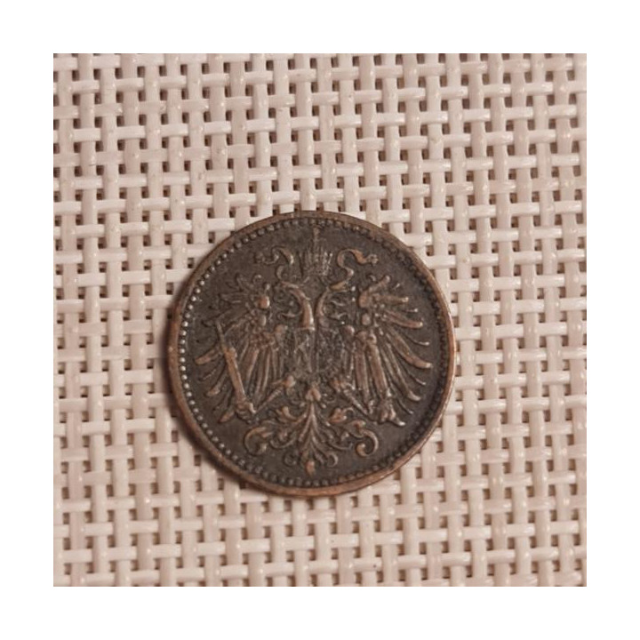Austria 1 Heller 1901 KM-2800 VF