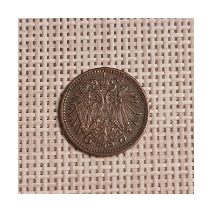 Austria 1 Heller 1911 KM-2800 VF
