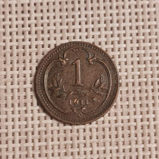 Austria 1 Heller 1911 KM-2800 VF