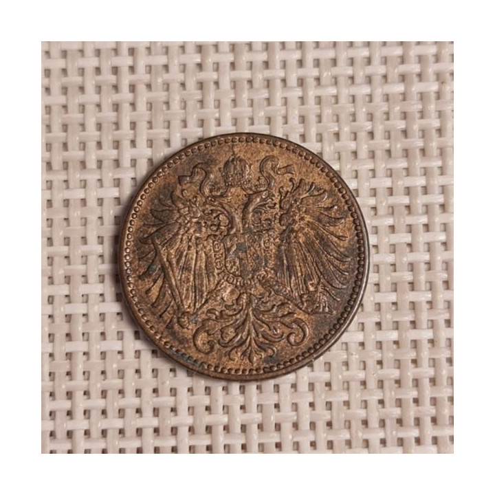 Austria 2 Hellers 1897 KM-2801 VF