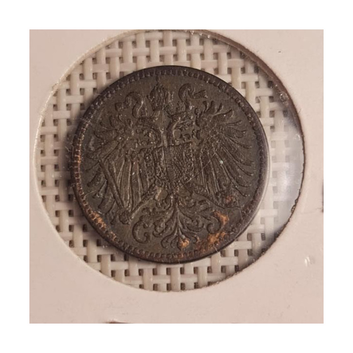 Austria 2 Hellers 1898 KM-2801 VF