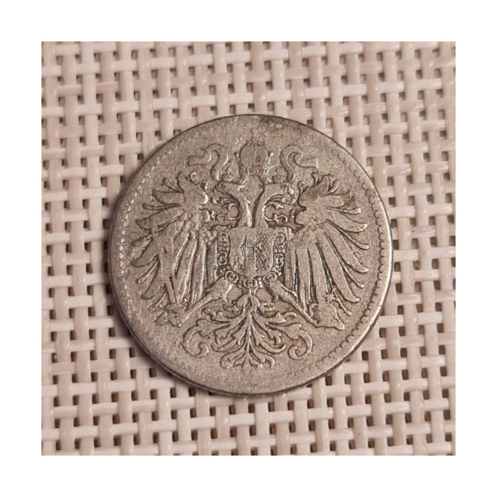 Austria 10 Hellers 1893 KM-2802 VF