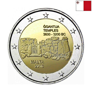 Malta 2 Euro 2016 "Ġgantija" UNC