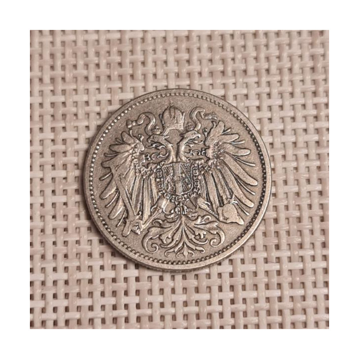Austria 20 Hellers 1895 KM-2803 VF