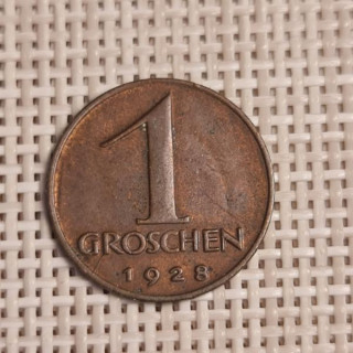 Austria 1 Groschen 1928 KM-2836 VF